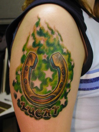 Tattoos - Perry Stratton - Horse Shoe